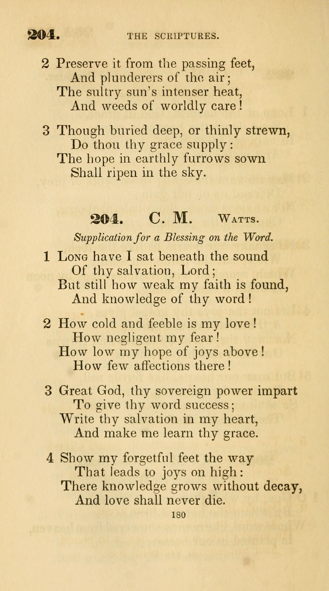 A Collection of Psalms and Hymns for Christian Worship. (45th ed.) page 180