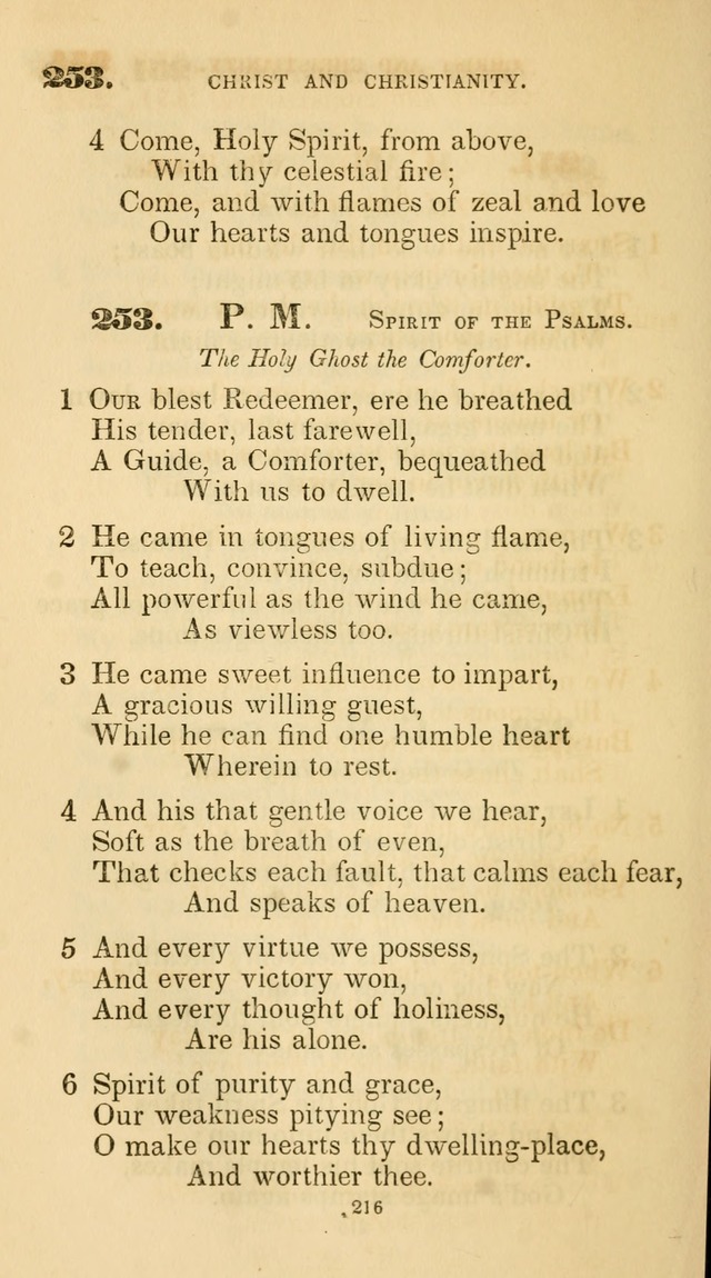 A Collection of Psalms and Hymns for Christian Worship. (45th ed.) page 216