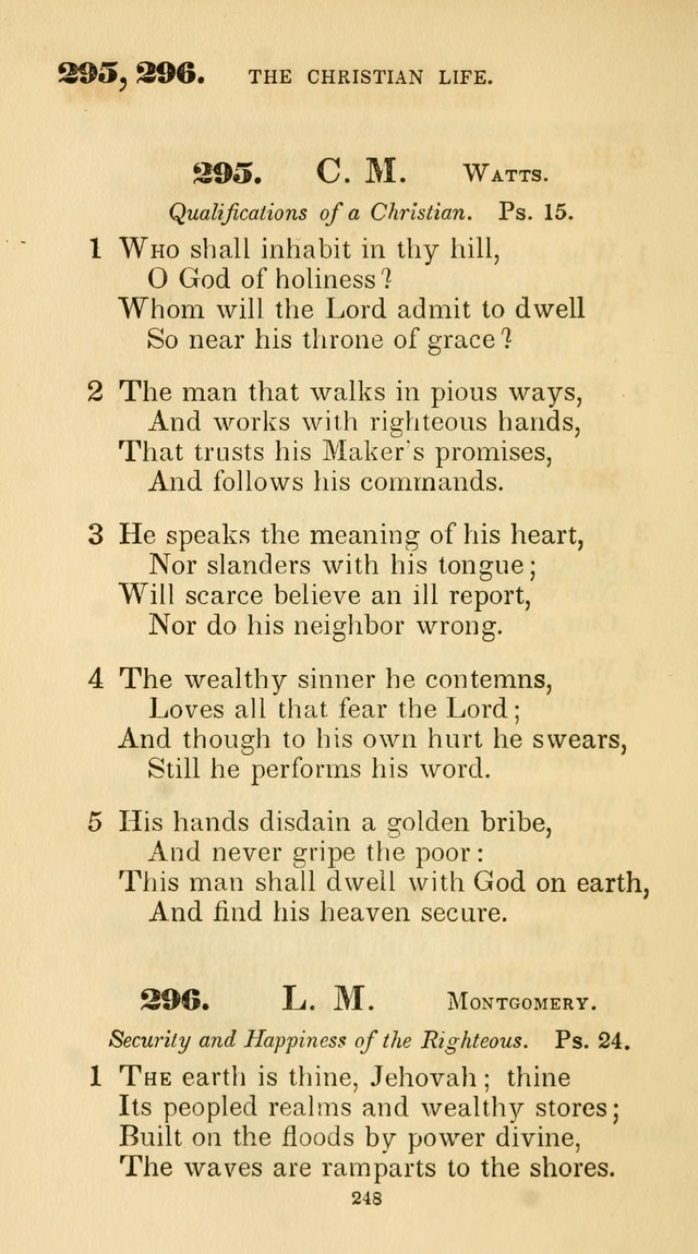 A Collection of Psalms and Hymns for Christian Worship. (45th ed.) page 248