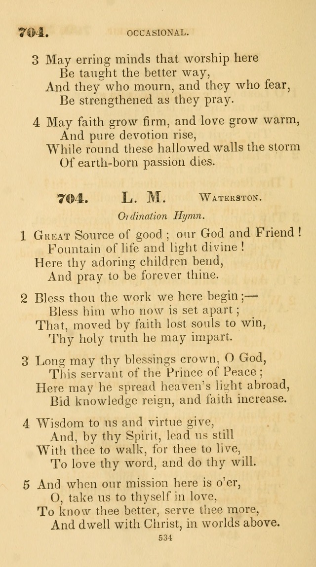 A Collection of Psalms and Hymns for Christian Worship. (45th ed.) page 534