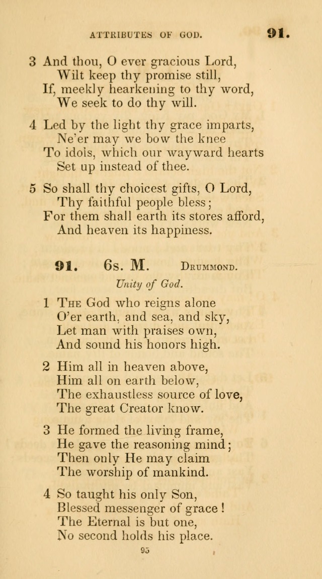 A Collection of Psalms and Hymns for Christian Worship. (45th ed.) page 95
