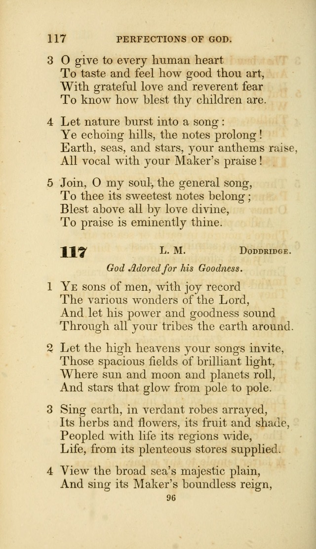 A Collection of Psalms and Hymns: from Watts, Doddridge, and others (4th ed. with an appendix) page 118