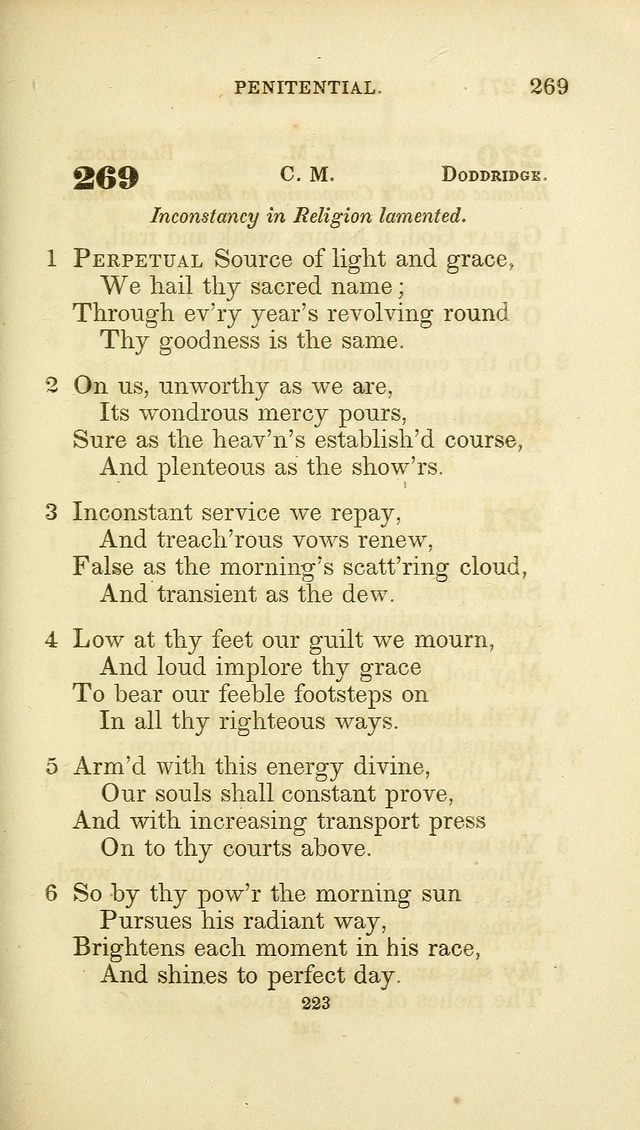 A Collection of Psalms and Hymns: from Watts, Doddridge, and others (4th ed. with an appendix) page 245