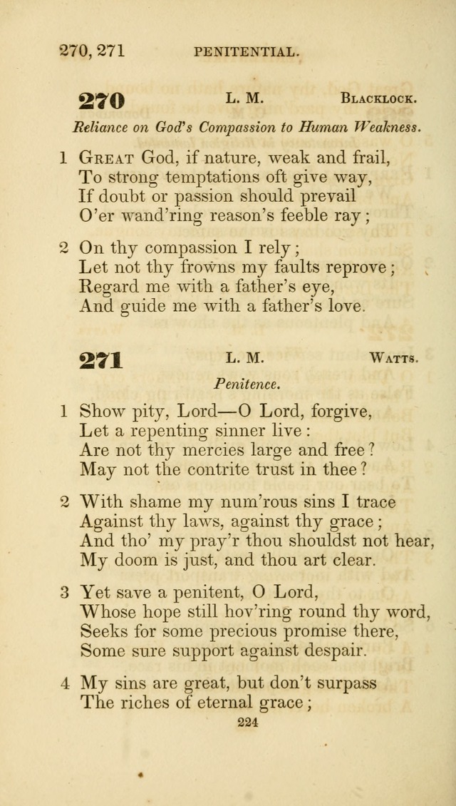 A Collection of Psalms and Hymns: from Watts, Doddridge, and others (4th ed. with an appendix) page 246