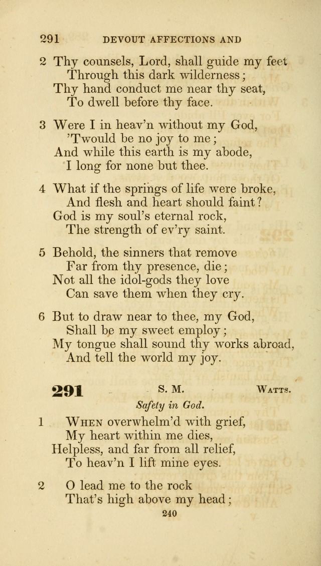 A Collection of Psalms and Hymns: from Watts, Doddridge, and others (4th ed. with an appendix) page 262