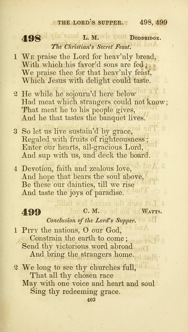 A Collection of Psalms and Hymns: from Watts, Doddridge, and others (4th ed. with an appendix) page 427