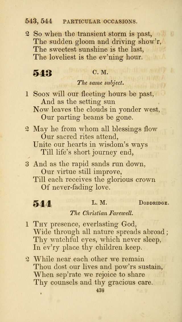 A Collection of Psalms and Hymns: from Watts, Doddridge, and others (4th ed. with an appendix) page 462
