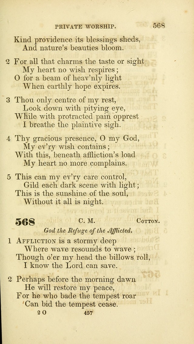A Collection of Psalms and Hymns: from Watts, Doddridge, and others (4th ed. with an appendix) page 481