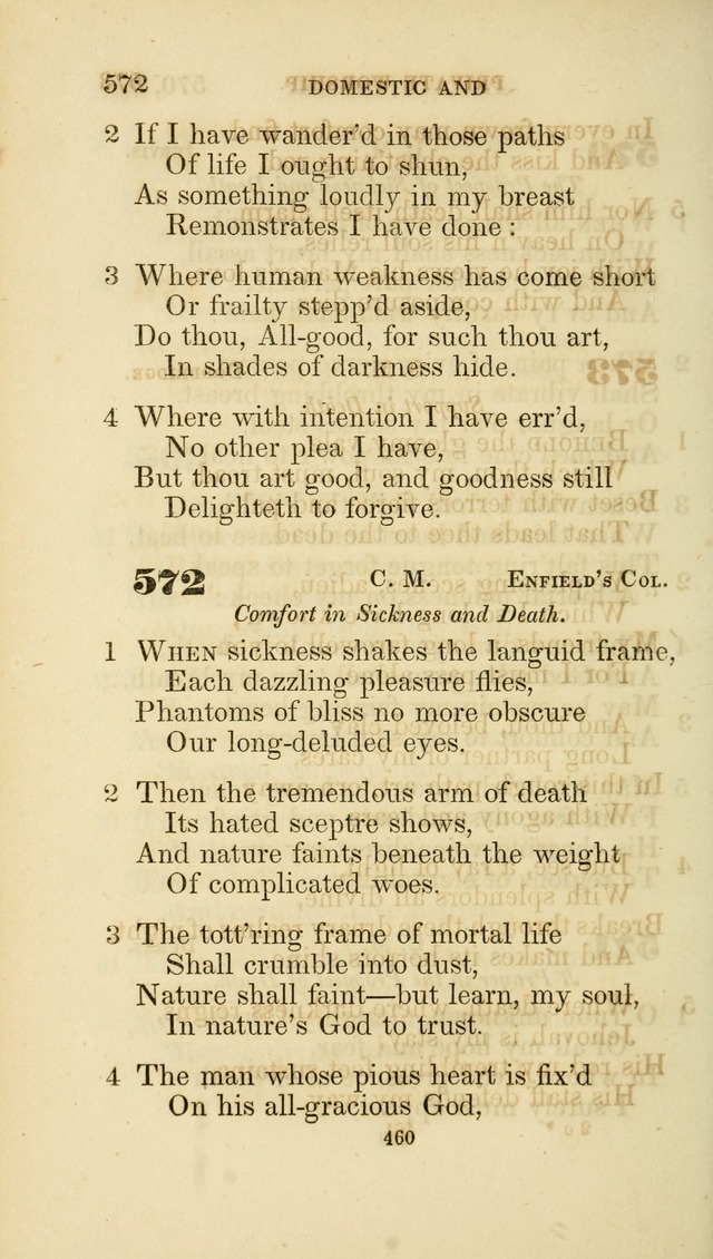 A Collection of Psalms and Hymns: from Watts, Doddridge, and others (4th ed. with an appendix) page 484