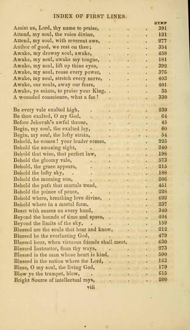 A Collection of Psalms and Hymns: from Watts, Doddridge, and others (4th ed. with an appendix) page 6