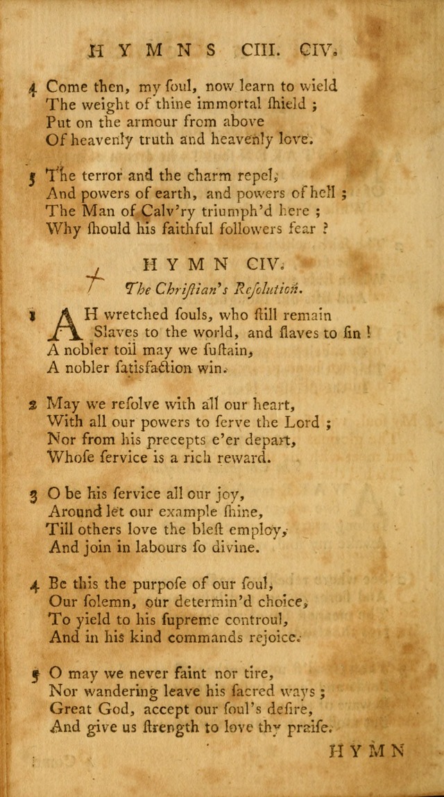 A Collection of Psalms and Hymns for Publick Worship page 118