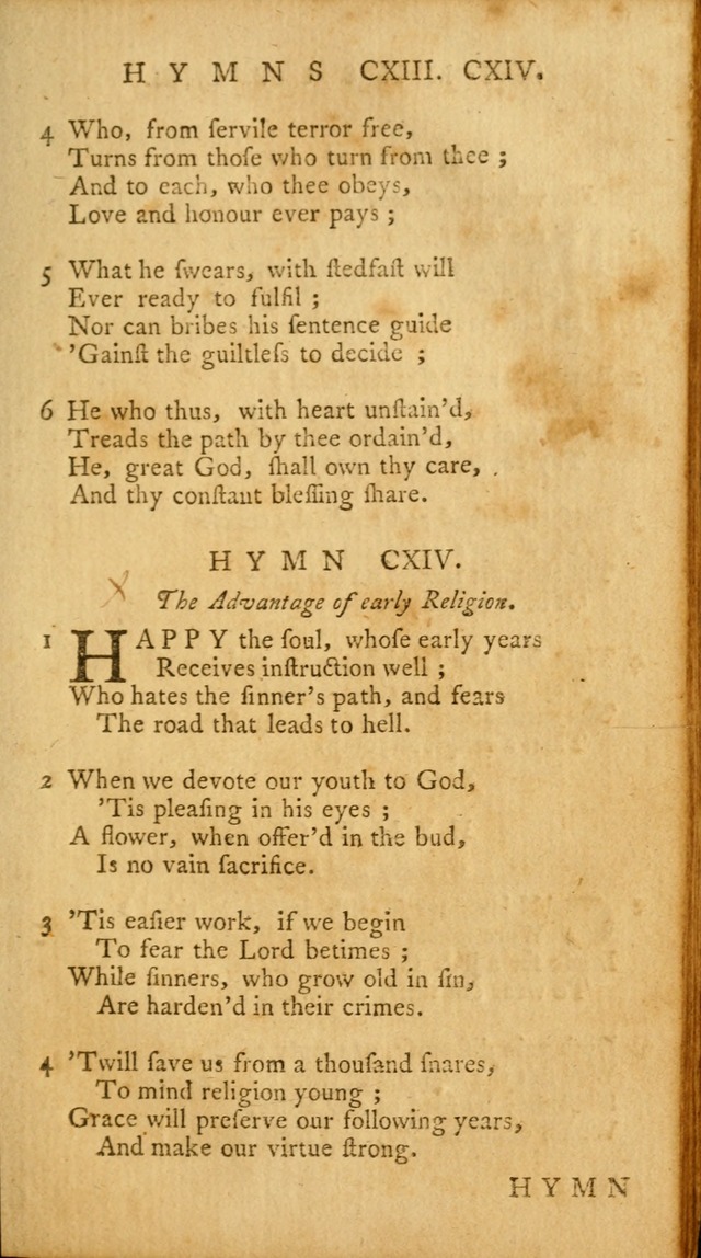 A Collection of Psalms and Hymns for Publick Worship page 125