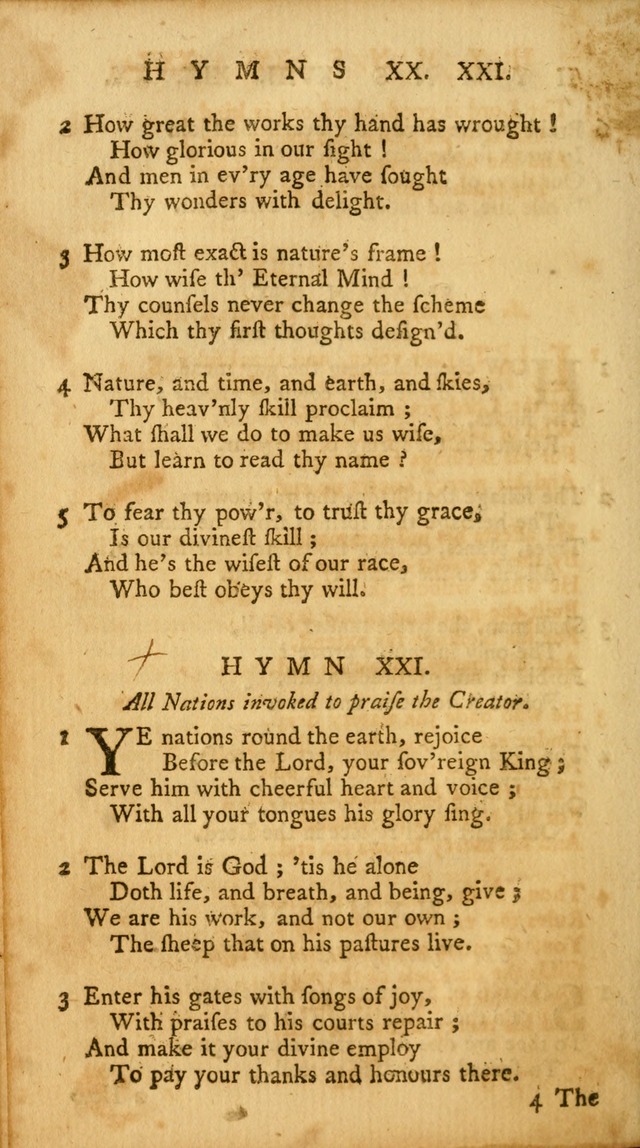 A Collection of Psalms and Hymns for Publick Worship page 54