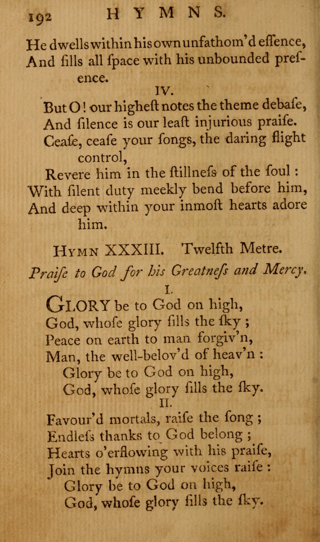 A Collection of Psalms and Hymns for Publick Worship page 188