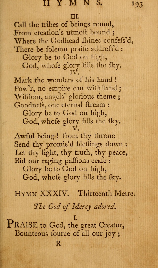 A Collection of Psalms and Hymns for Publick Worship page 189