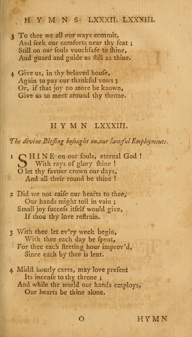 A Collection of Psalms and Hymns for Public Worship page 103