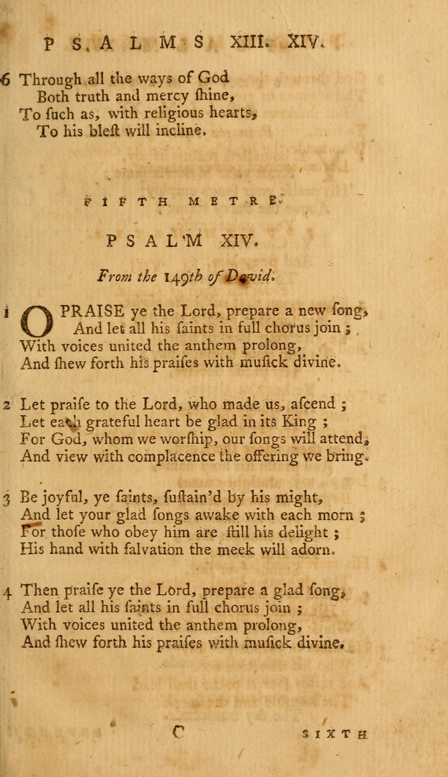 A Collection of Psalms and Hymns for Public Worship page 15