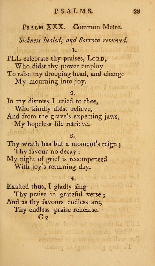 A Collection of Psalms and Hymns for Publick Worship (2nd ed.) page 29
