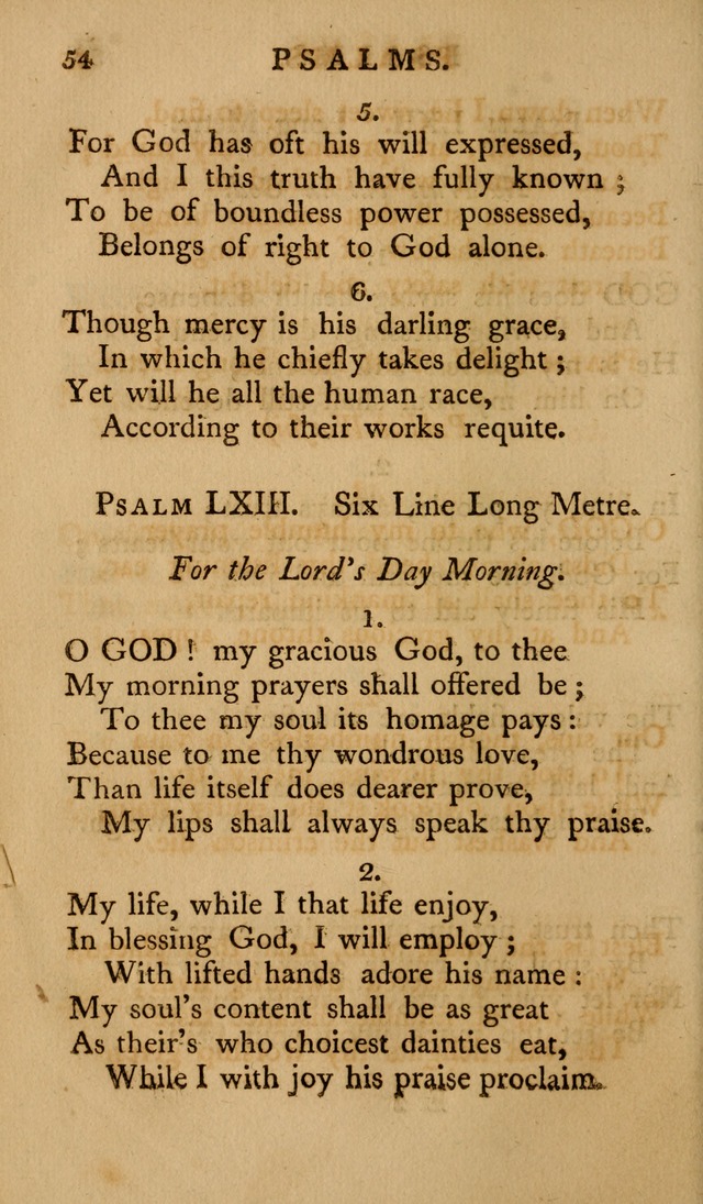 A Collection of Psalms and Hymns for Publick Worship (2nd ed.) page 54