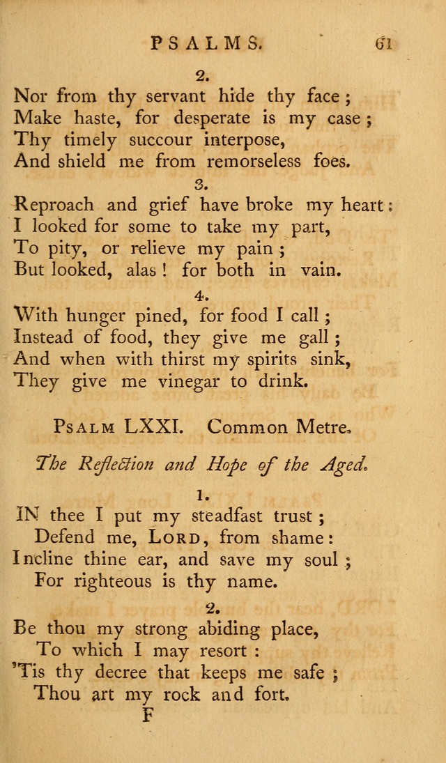 A Collection of Psalms and Hymns for Publick Worship (2nd ed.) page 61