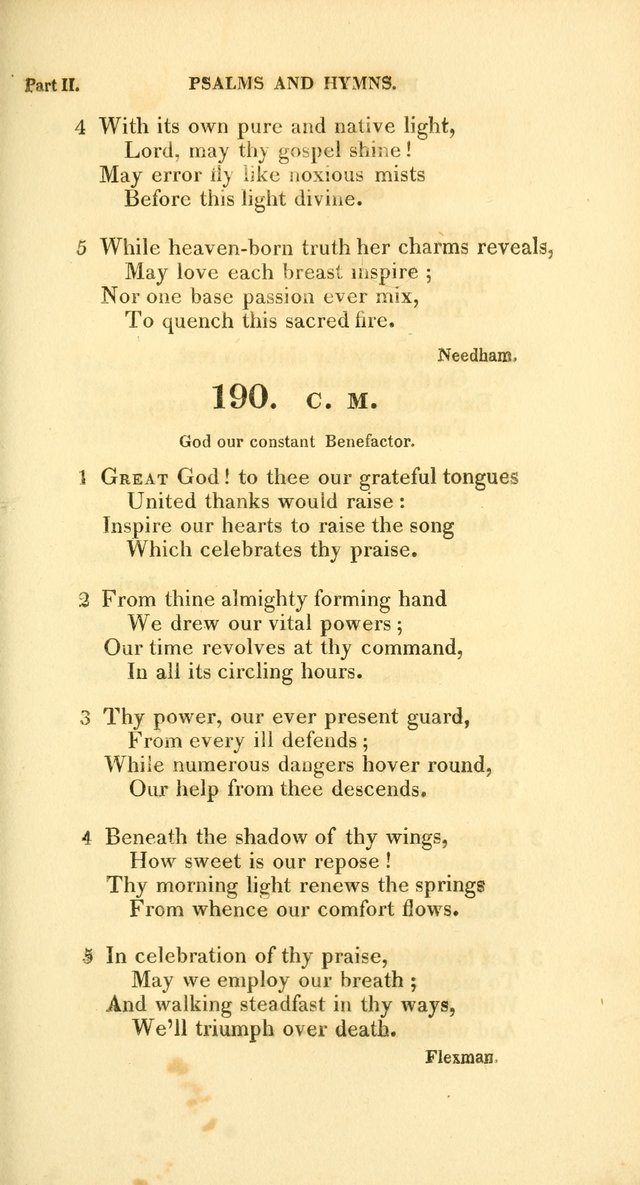 A Collection of Psalms and Hymns, for Social and Private Worship page 158