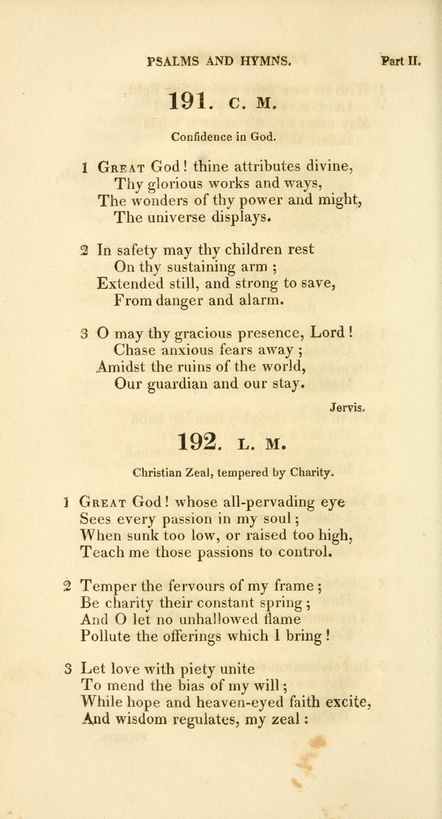 A Collection of Psalms and Hymns, for Social and Private Worship page 159