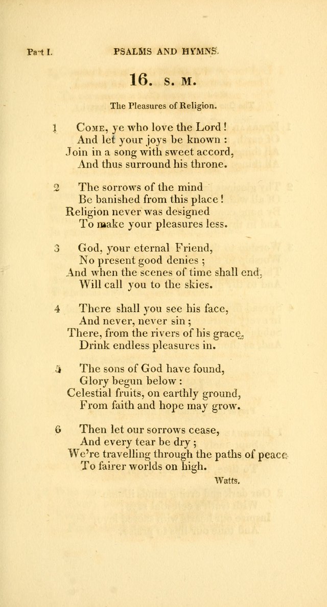A Collection of Psalms and Hymns, for Social and Private Worship page 26