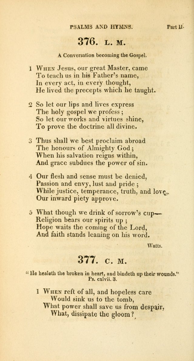 A Collection of Psalms and Hymns, for Social and Private Worship page 297