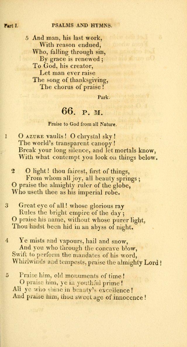 A Collection of Psalms and Hymns, for Social and Private Worship page 66