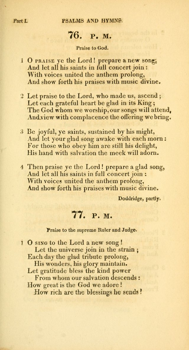 A Collection of Psalms and Hymns, for Social and Private Worship page 74