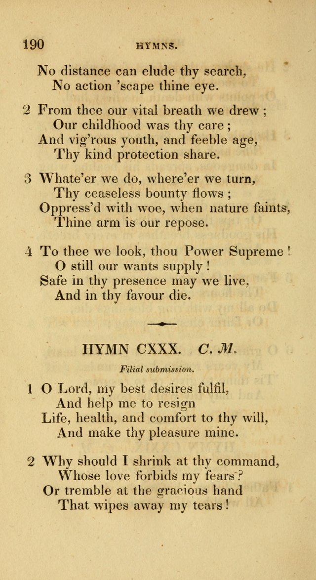 A Collection of Psalms and Hymns for Social and Private Worship page 190
