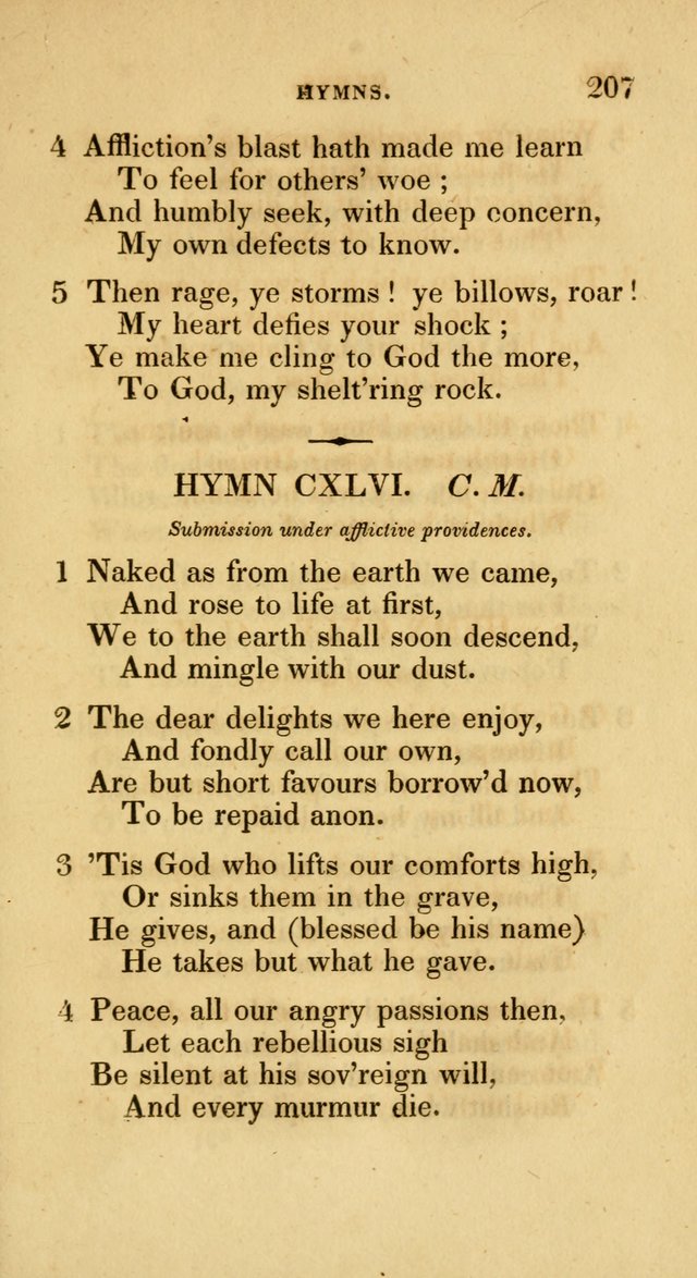 A Collection of Psalms and Hymns for Social and Private Worship page 207