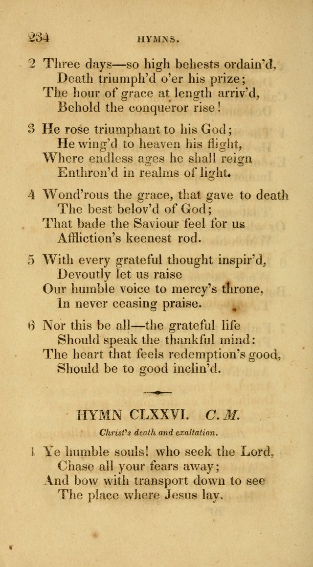 A Collection of Psalms and Hymns for Social and Private Worship page 234