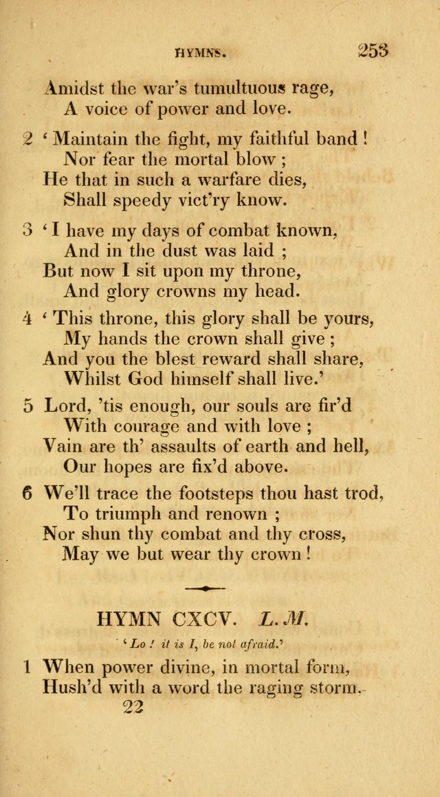 A Collection of Psalms and Hymns for Social and Private Worship page 253