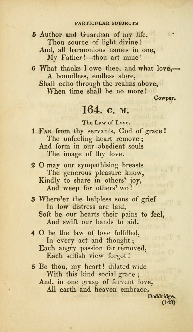 A Collection of Psalms and Hymns, for Social and Private Worship (Rev. ed.  with supplement) page 149