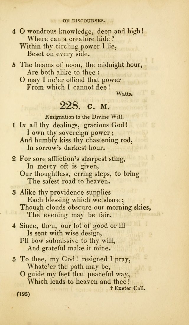A Collection of Psalms and Hymns, for Social and Private Worship (Rev. ed.  with supplement) page 196