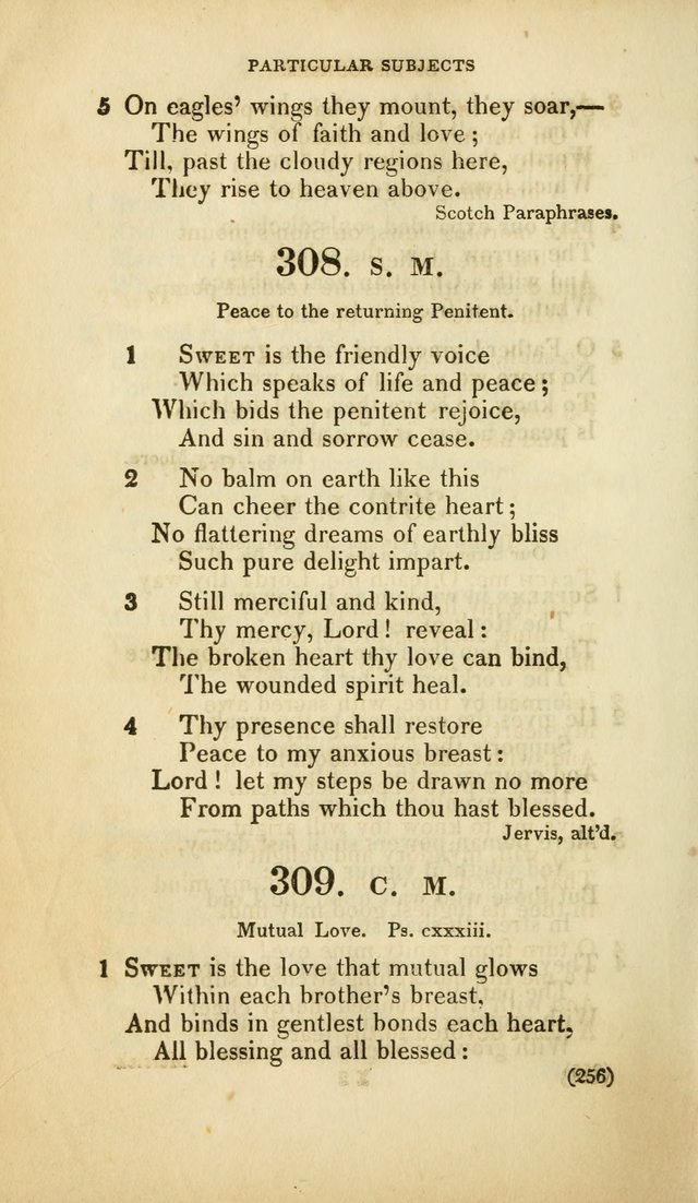 A Collection of Psalms and Hymns, for Social and Private Worship (Rev. ed.  with supplement) page 257