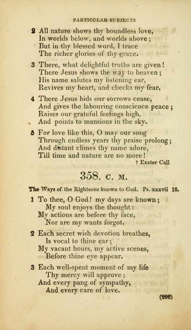A Collection of Psalms and Hymns, for Social and Private Worship (Rev. ed.  with supplement) page 293