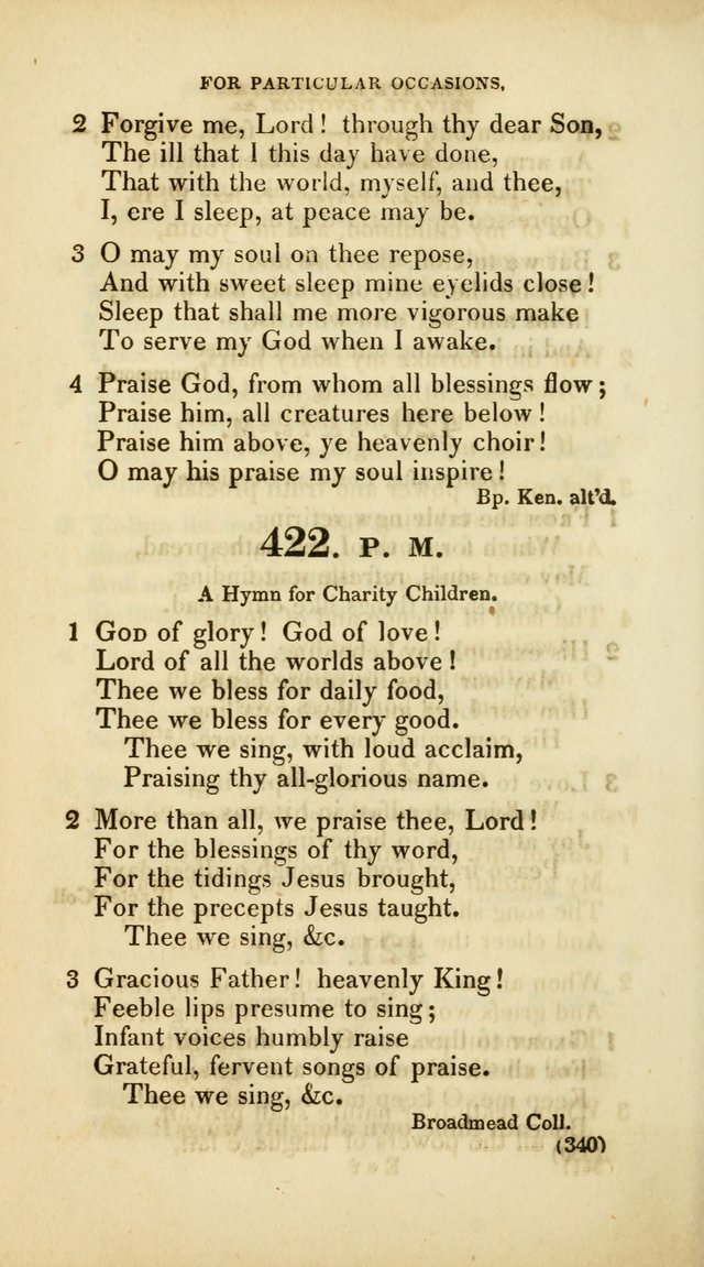 A Collection of Psalms and Hymns, for Social and Private Worship (Rev. ed.  with supplement) page 341