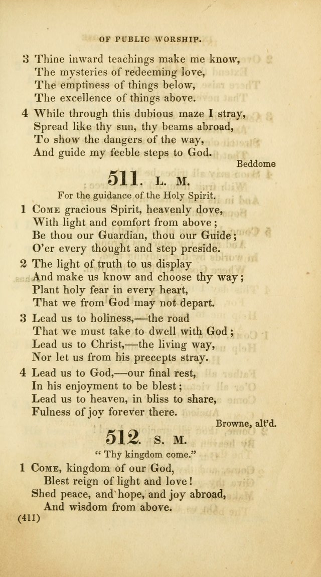 A Collection of Psalms and Hymns, for Social and Private Worship (Rev. ed.  with supplement) page 412