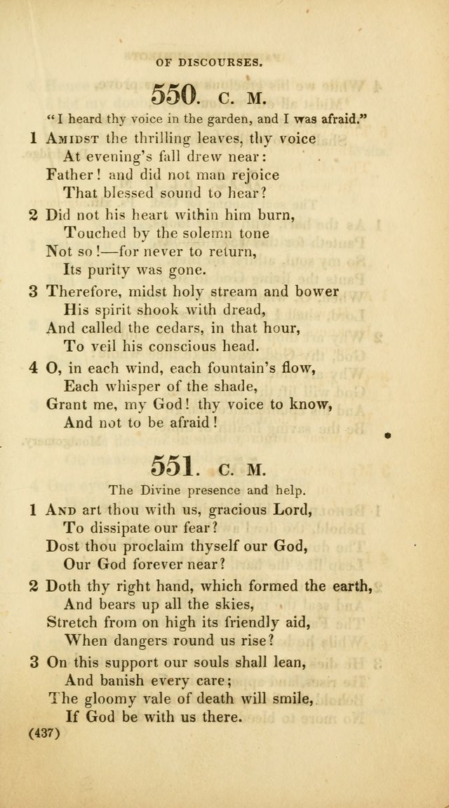 A Collection of Psalms and Hymns, for Social and Private Worship (Rev. ed.  with supplement) page 438