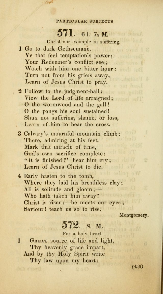 A Collection of Psalms and Hymns, for Social and Private Worship (Rev. ed.  with supplement) page 451