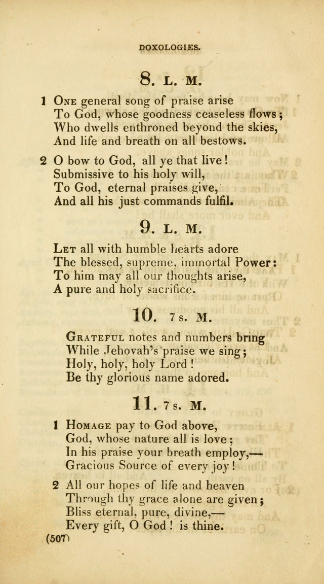 A Collection of Psalms and Hymns, for Social and Private Worship (Rev. ed.  with supplement) page 508