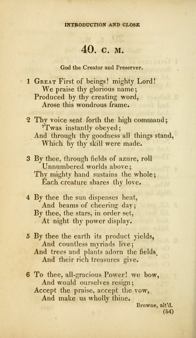 A Collection of Psalms and Hymns, for Social and Private Worship (Rev. ed.  with supplement) page 55