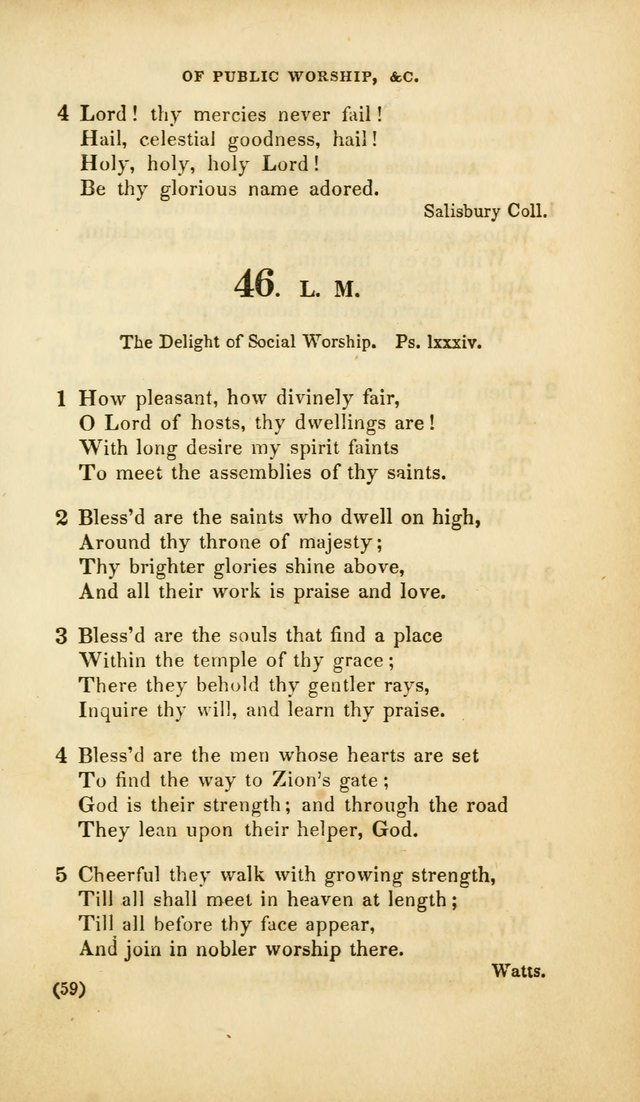 A Collection of Psalms and Hymns, for Social and Private Worship (Rev. ed.  with supplement) page 60