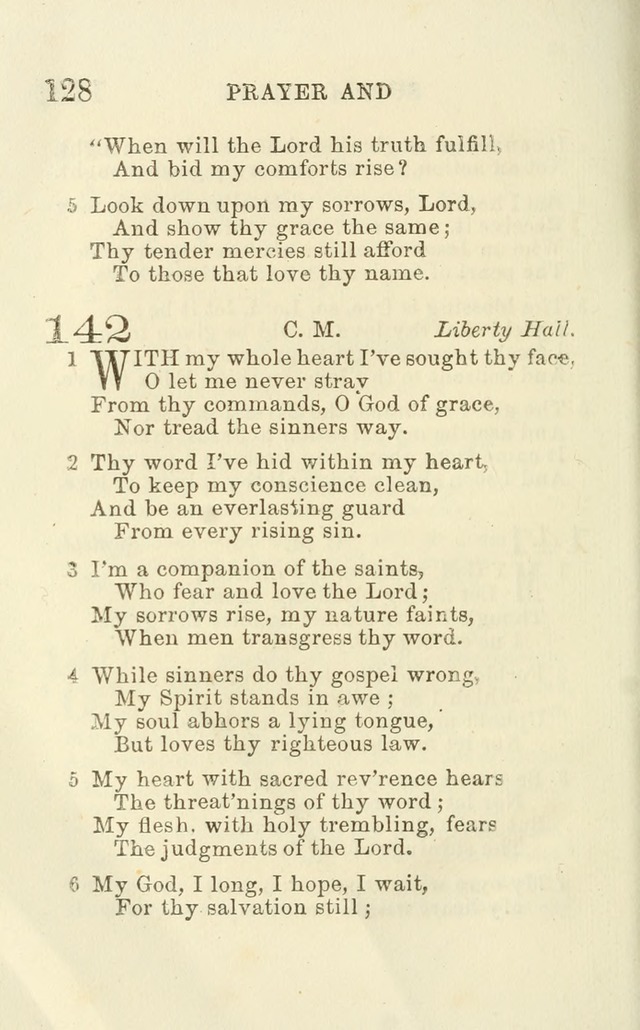 A Collection of Psalms, Hymns, and Spiritual Songs: suited to the various occasions of public worship and private devotion of the church of Christ: with an appendix of  German hymns page 126