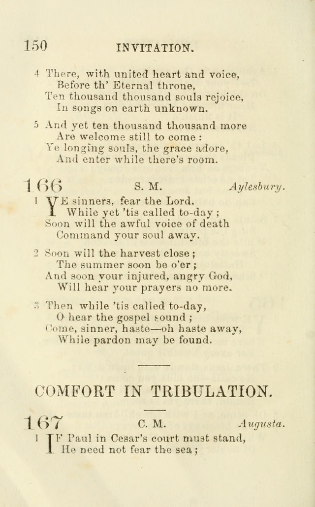 A Collection of Psalms, Hymns, and Spiritual Songs: suited to the various occasions of public worship and private devotion of the church of Christ: with an appendix of  German hymns page 148