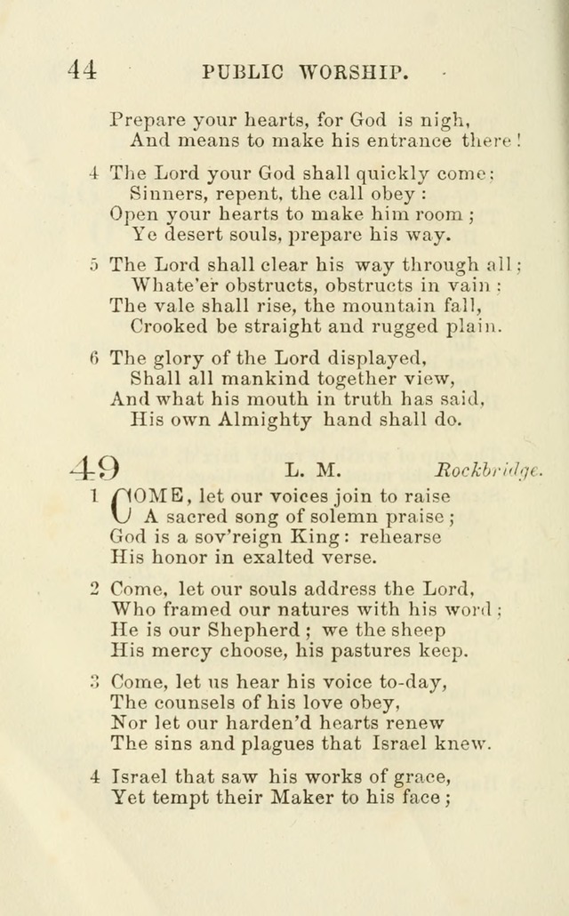 A Collection of Psalms, Hymns, and Spiritual Songs: suited to the various occasions of public worship and private devotion of the church of Christ: with an appendix of  German hymns page 42