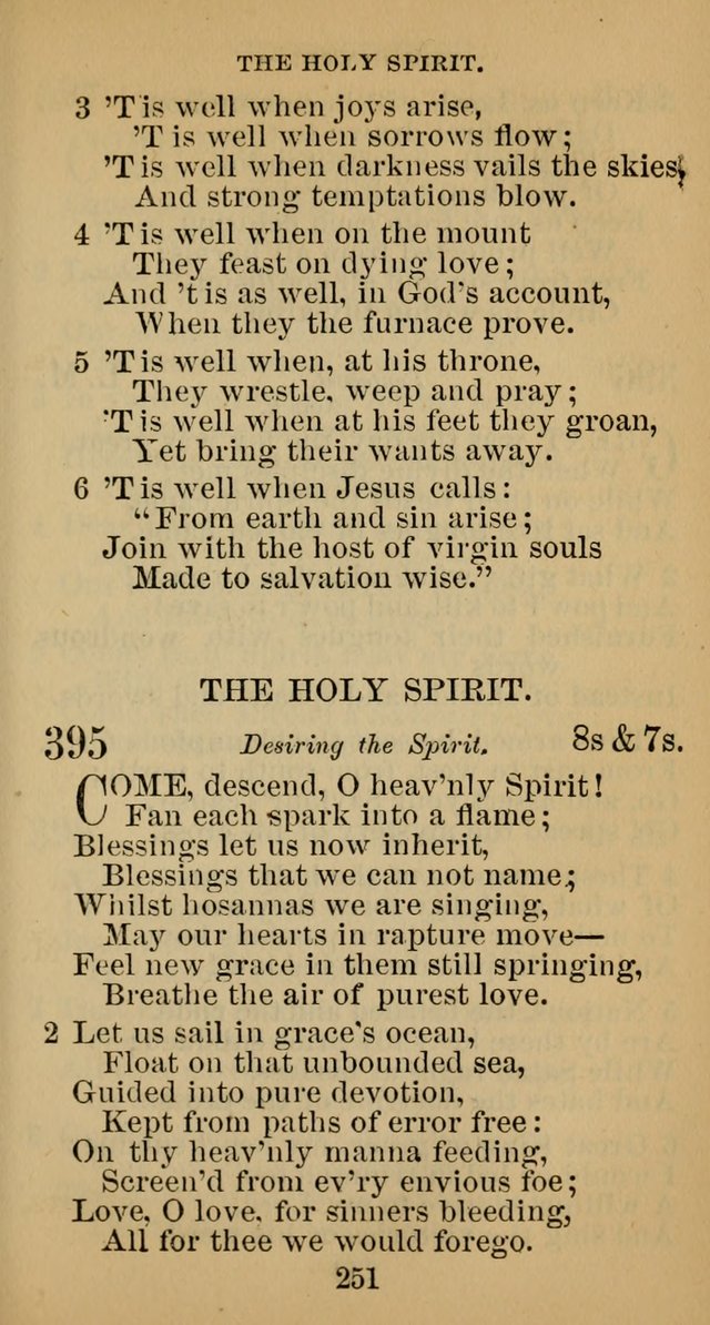 A Collection of Psalms, Hymns and Spiritual Songs; suited to the various kinds of Christian worship; and especially designed for and adapted to the Fraternity of the Brethren... page 258