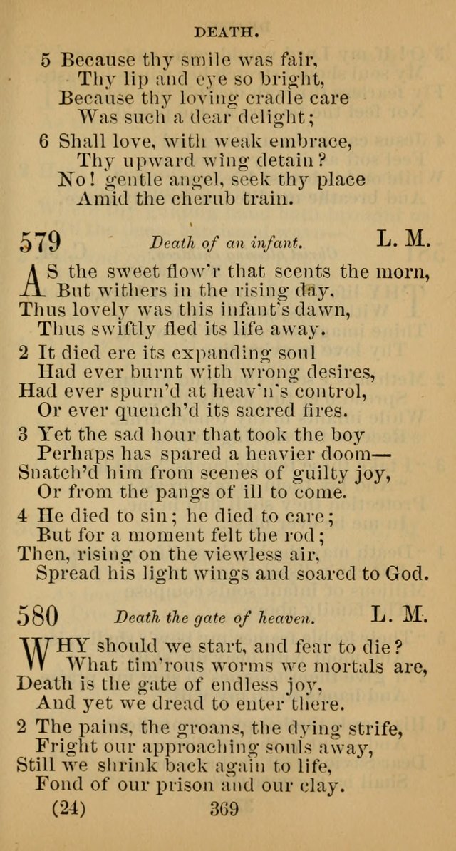 A Collection of Psalms, Hymns and Spiritual Songs; suited to the various kinds of Christian worship; and especially designed for and adapted to the Fraternity of the Brethren... page 376